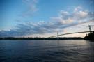 Bridge over bumpy water