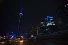 CN Tower, in blue