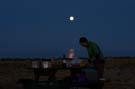 Moonlit cooking