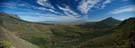 Wellington in the distance - we rode up the dirt!