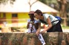 Kierstyn and Joanita at the zoo