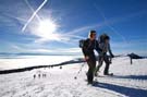 Rox, Luc and Rafael on the way up