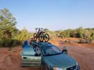 3 bikes, 3 people, one car!