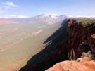 Looking up Porcupine Rim