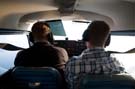 Dave Beardsley (pilot on left) and Erik Dye (co-pilot on right)