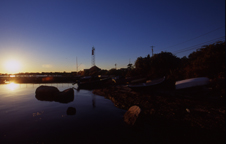 More beached boats being bathed in beauty