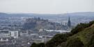 Edinburgh castle from Arthurs Seat