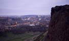 Edinburgh peeks from behind