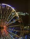 Ferris wheel and castle