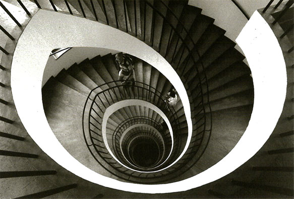 Stairwell in the Technology Museum