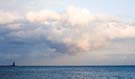 Lovely light above the lighthouse