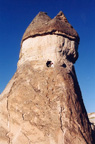 Peter plugging a leak, near Goreme, Turkey