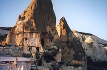 Goreme rock houses, Turkey