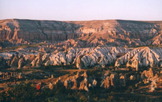 Sunset vista over Gerome, Turkey