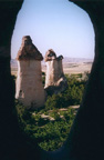 Mushroom towers, near Goreme, Turkey