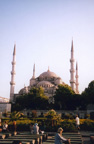 Blue Mosque in evening, Istanbul, Turkey