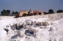 Travertine at Pamukkale, Turkey