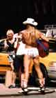 The Naked Cowboy, a famous Times Square attraction...