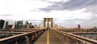 The Brooklyn Bridge in repose