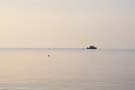 solitary boat on Lac Leman