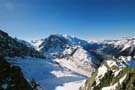 View into the valley, Mt Blanc out of view to the left